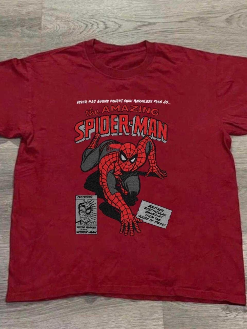 Gildan Red Spider-Man Graphic Tee